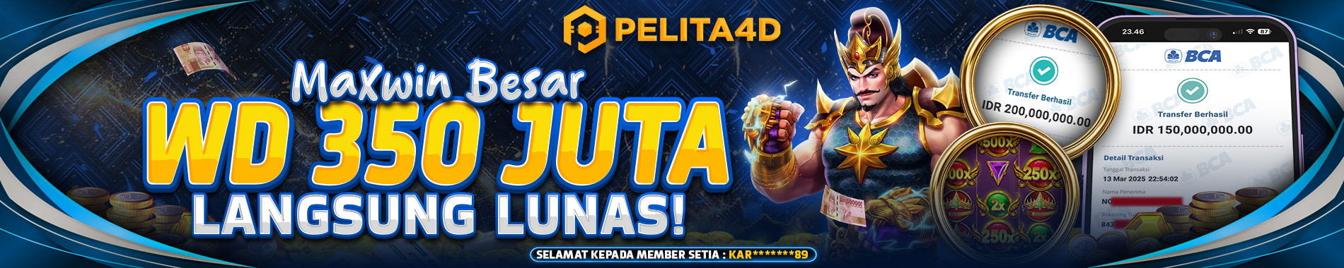 Pelita4D Maxwin Besar LUNAS!